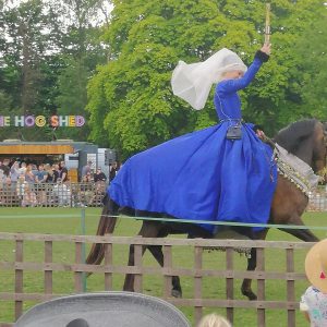 Lady on horseback