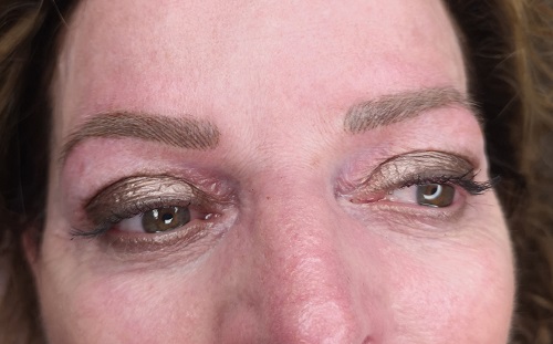 eyebrows after the 3th treatment