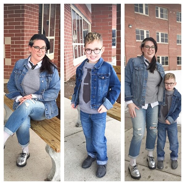 denim jackets for mother and son