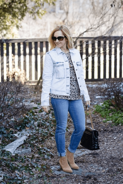 white denim jacket