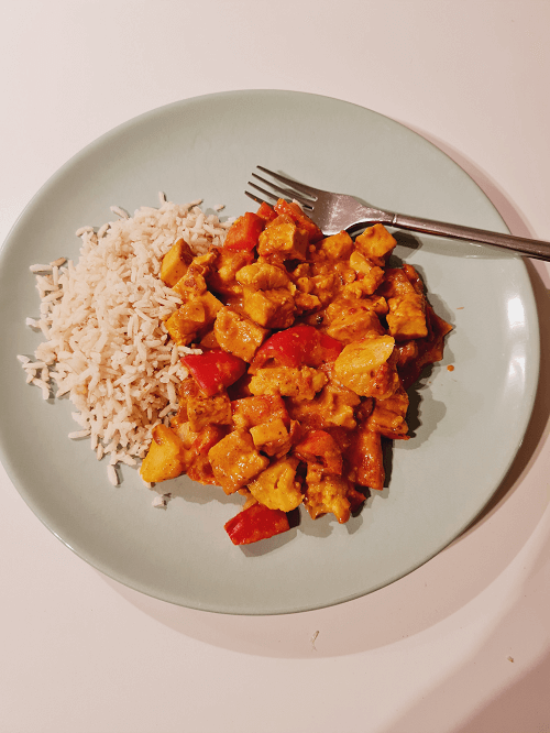 Curry Madras homemade