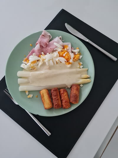 aspargus for dinner