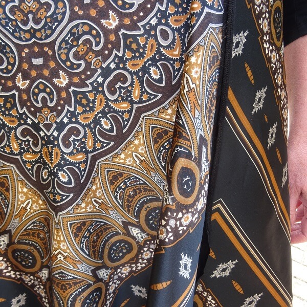 close up of the dress