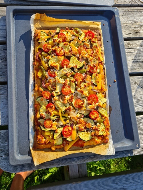 homemade pizza