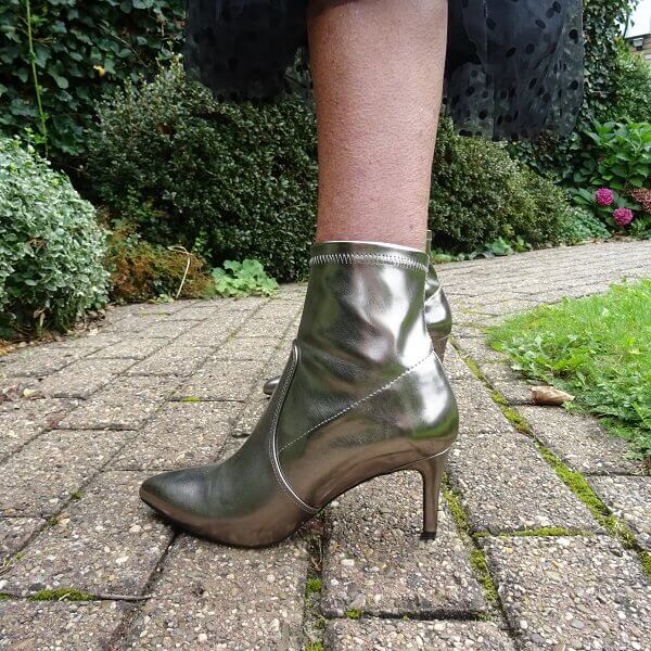 gun metal ankle boots