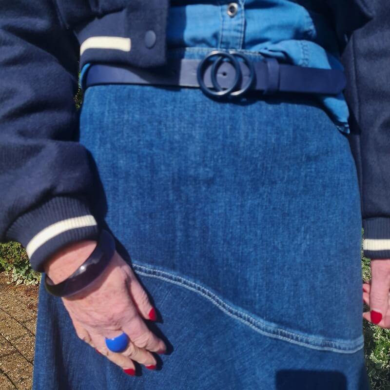 blue accessories