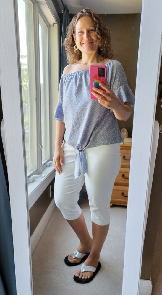 off shoulder top