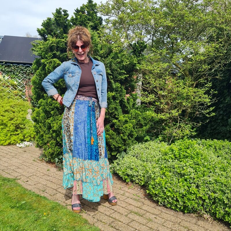 silk skirt by Tantilly