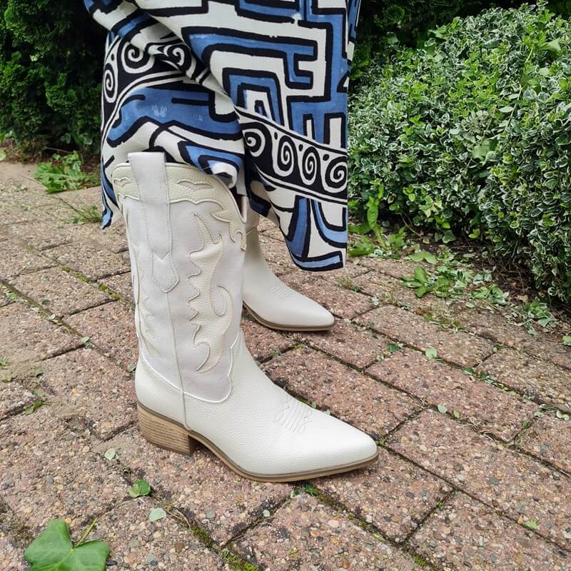 off white cowboy boots