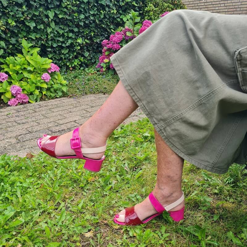 pink sandals