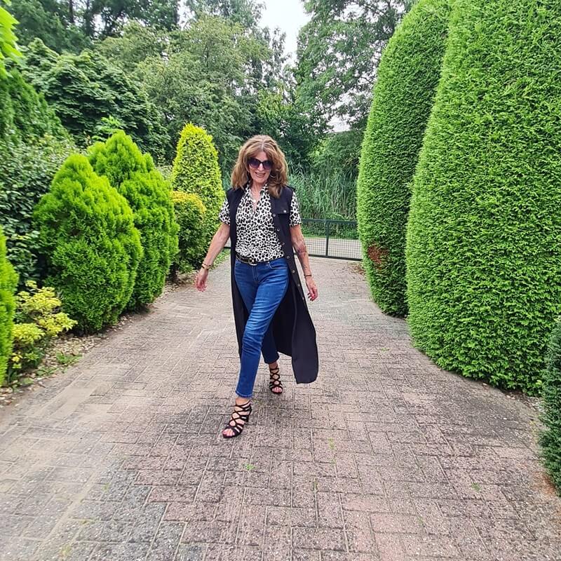 jeans and a shirtdress