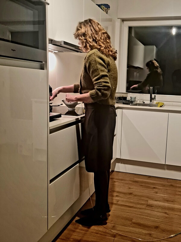 me in the kitchen