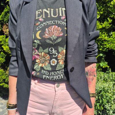 grey blazer