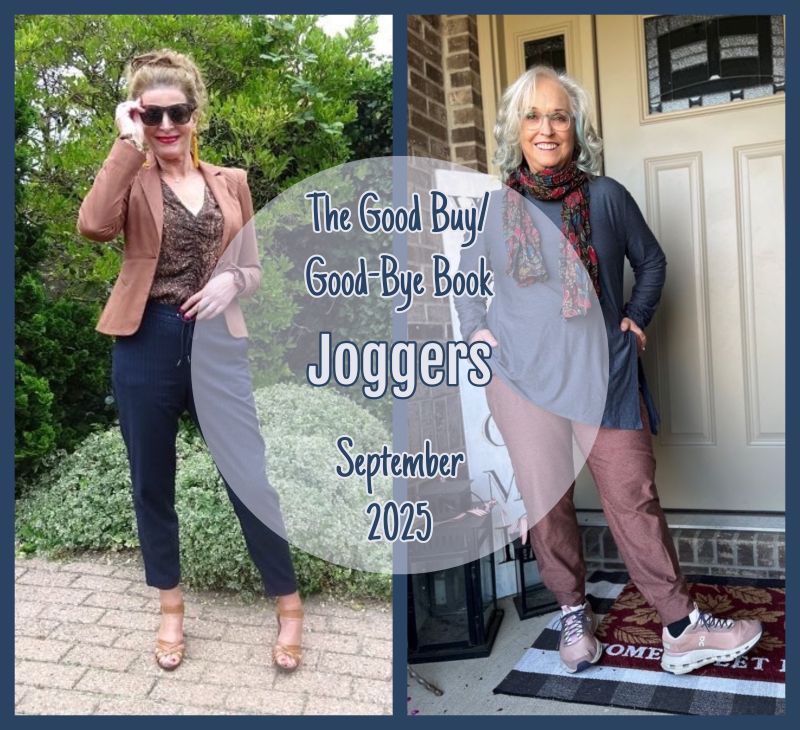 collage of jogger outfits