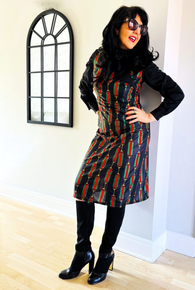 Guci inspired dress
