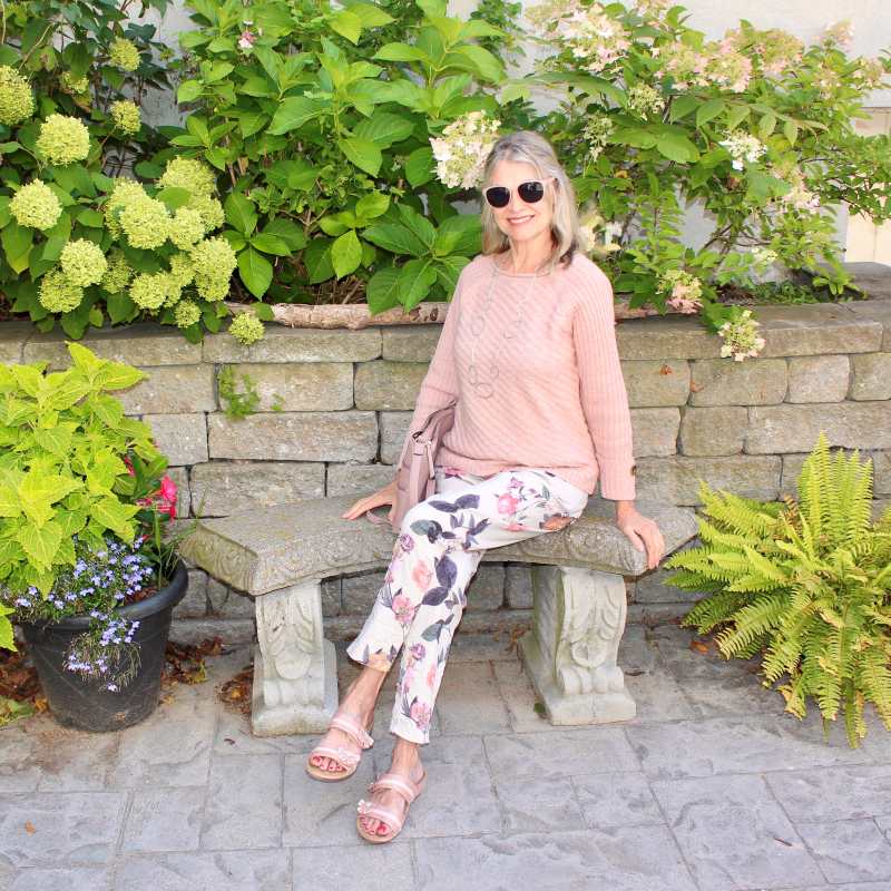 soft pink outfit