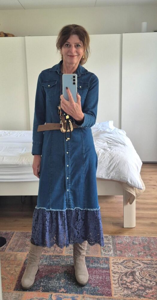 denim dress